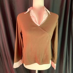 Contact brown sweater size L